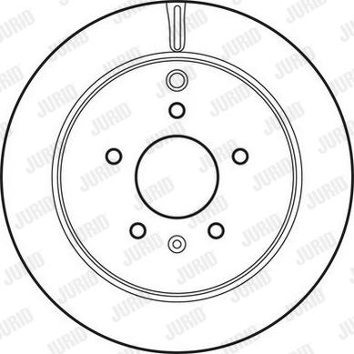 Jurid 562670JC-1 - Гальмівний диск avtolavka.club