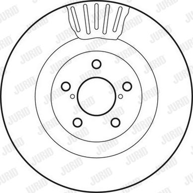 Jurid 562677JC - Гальмівний диск avtolavka.club