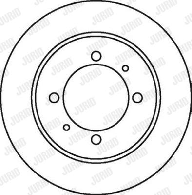 Jurid 562059J - Гальмівний диск avtolavka.club