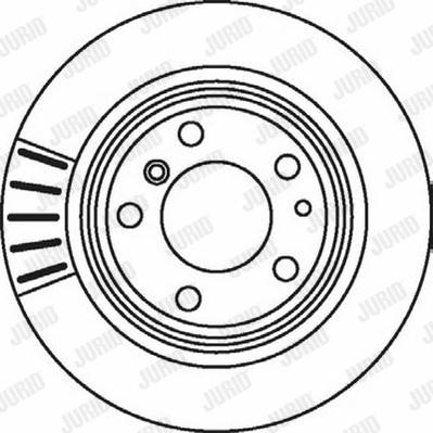 Jurid 562008J - Гальмівний диск avtolavka.club