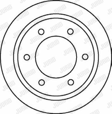 Jurid 562074J - Гальмівний диск avtolavka.club