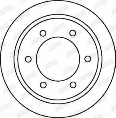 Jurid 562073J - Гальмівний диск avtolavka.club