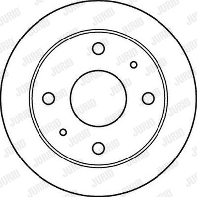 Jurid 562144J-1 - Гальмівний диск avtolavka.club