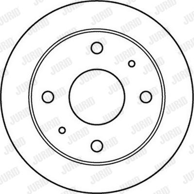 Jurid 562144J - Гальмівний диск avtolavka.club