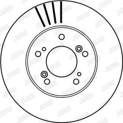 Jurid 562143JC-1 - Гальмівний диск avtolavka.club