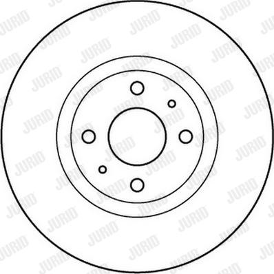 Jurid 562151J - Гальмівний диск avtolavka.club