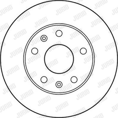 Jurid 562153J-1 - Гальмівний диск avtolavka.club