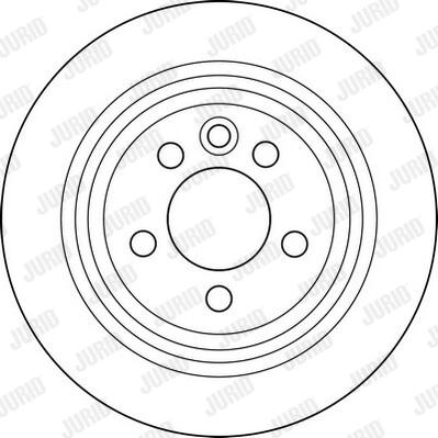 Jurid 562166JC-1 - Гальмівний диск avtolavka.club