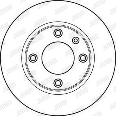 Jurid 562107J - Гальмівний диск avtolavka.club