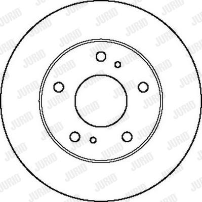 Jurid 562115J - Гальмівний диск avtolavka.club