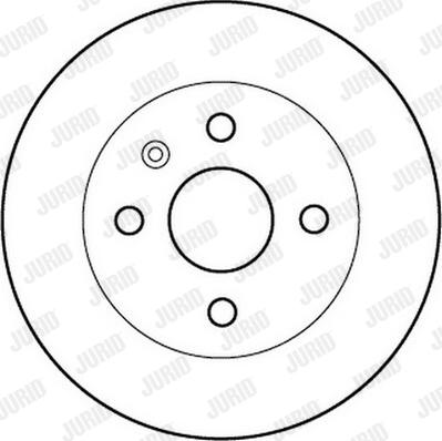 Jurid 562181J-1 - Гальмівний диск avtolavka.club