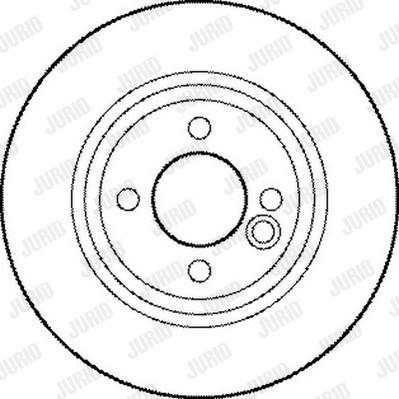 Jurid 562139J - Гальмівний диск avtolavka.club