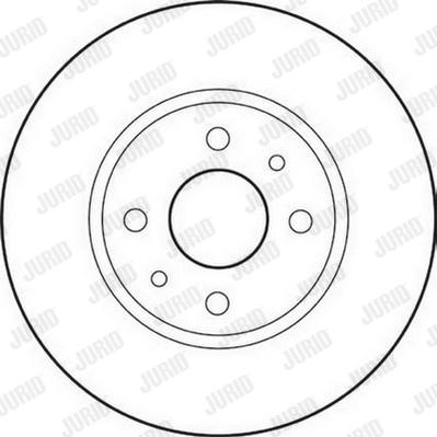 Jurid 562178JC - Гальмівний диск avtolavka.club