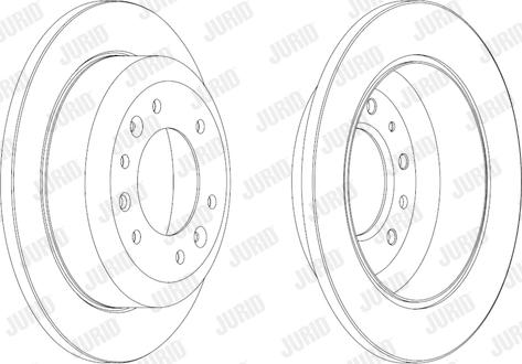 Jurid 562869JC - Гальмівний диск avtolavka.club