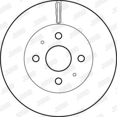 Jurid 562832JC - Гальмівний диск avtolavka.club