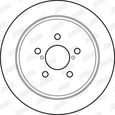 Jurid 562826JC-1 - Гальмівний диск avtolavka.club