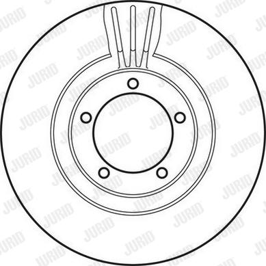 Jurid 562821JC - Гальмівний диск avtolavka.club