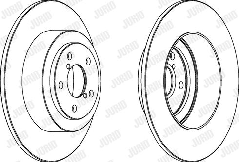 Jurid 562876JC - Гальмівний диск avtolavka.club