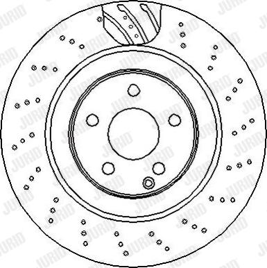 Jurid 562405J - Гальмівний диск avtolavka.club