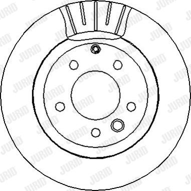 Jurid 562325J - Гальмівний диск avtolavka.club