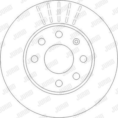 Jurid 562290J - Гальмівний диск avtolavka.club