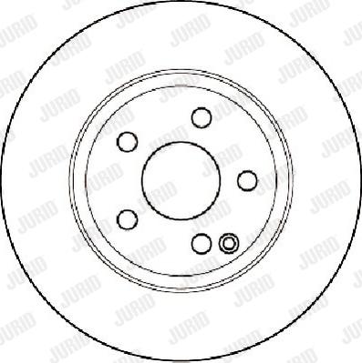 Jurid 562243J - Гальмівний диск avtolavka.club