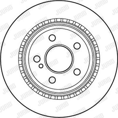 Jurid 562242JC-1 - Гальмівний диск avtolavka.club