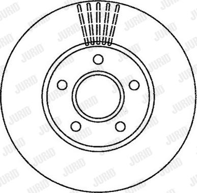 Jurid 562251JC-1 - Гальмівний диск avtolavka.club