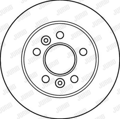 Jurid 562204J-1 - Гальмівний диск avtolavka.club