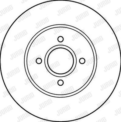 Jurid 562206JC-1 - Гальмівний диск avtolavka.club