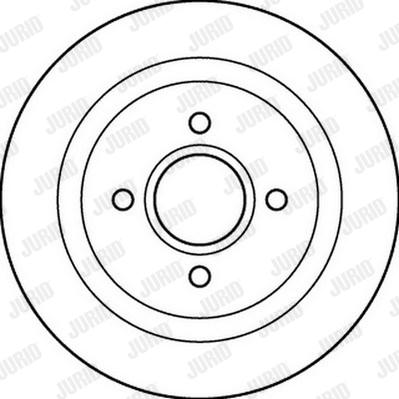 Jurid 562208J - Гальмівний диск avtolavka.club