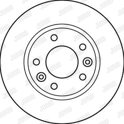 Jurid 562207J - Гальмівний диск avtolavka.club