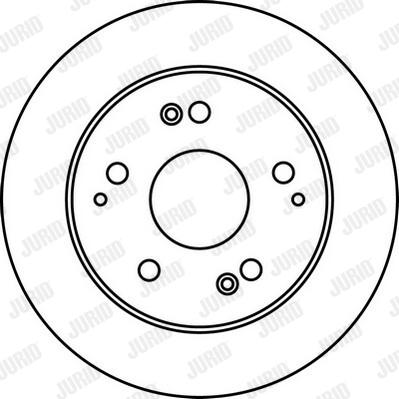 Jurid 562219JC-1 - Гальмівний диск avtolavka.club