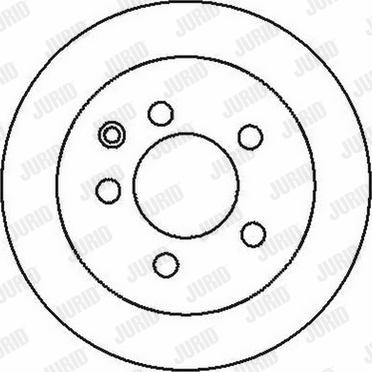 Jurid 562280J - Гальмівний диск avtolavka.club