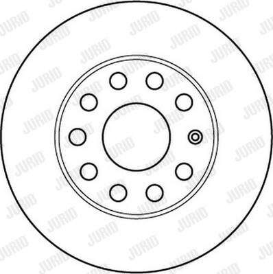 Jurid 562238JC-1 - Гальмівний диск avtolavka.club