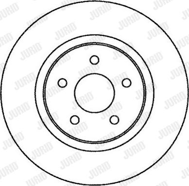 Jurid 562270JC-1 - Гальмівний диск avtolavka.club