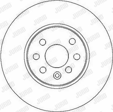 Jurid 562278JC-1 - Гальмівний диск avtolavka.club