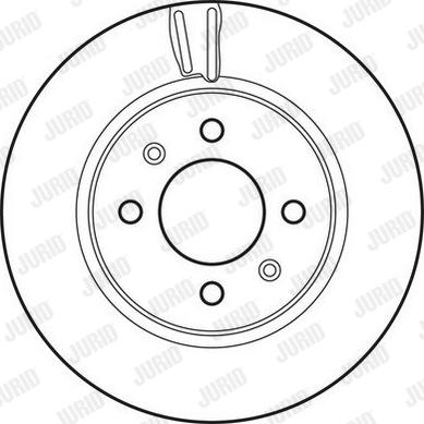 Jurid 562796JC - Гальмівний диск avtolavka.club