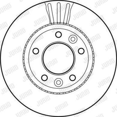 Jurid 562791J-1 - Гальмівний диск avtolavka.club