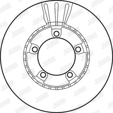 Jurid 562747JC - Гальмівний диск avtolavka.club