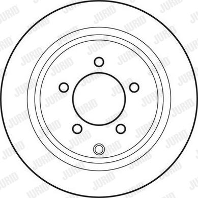 Jurid 562756JC-1 - Гальмівний диск avtolavka.club