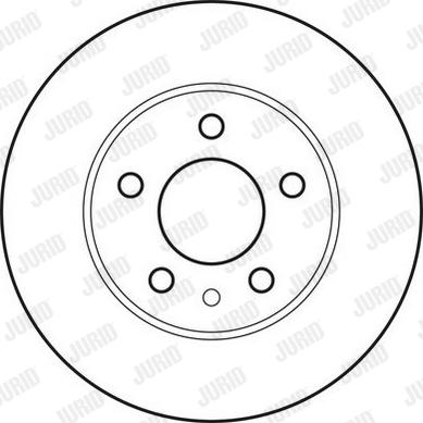 Jurid 562705J-1 - Гальмівний диск avtolavka.club