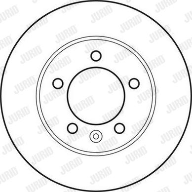 Jurid 562714JC - Гальмівний диск avtolavka.club