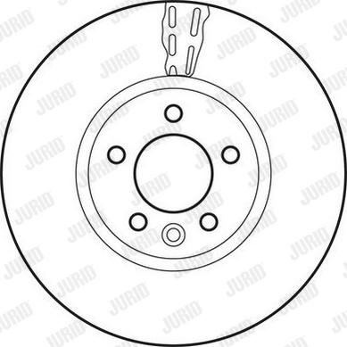 Jurid 562739JC - Гальмівний диск avtolavka.club