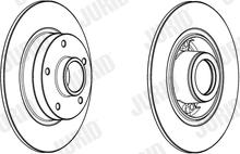 Jurid 562731JC-1 - Гальмівний диск avtolavka.club