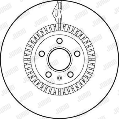 Jurid 562771JC - Гальмівний диск avtolavka.club