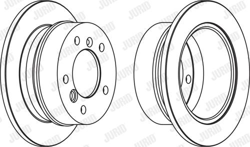 Jurid 567771J-1 - Гальмівний диск avtolavka.club