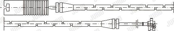 Jurid 581382 - Сигналізатор, знос гальмівних колодок avtolavka.club