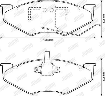 Brembo P11004 - Гальмівні колодки, дискові гальма avtolavka.club