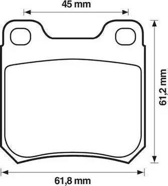 BOSCH 986490500 - Гальмівні колодки, дискові гальма avtolavka.club